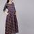 Multicolor cotton printed maternity dress for women