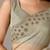 Cream embroidered  chiffon saree