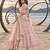 LIGHT ONION NET THREAD WITH ZARI AND SEQUIN WORK FESTIVE LEHENGA CHOLI