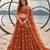 BROWN YELLOW NET THREAD WITH ZARI AND SEQUIN WORK FESTIVE LEHENGA CHOLI