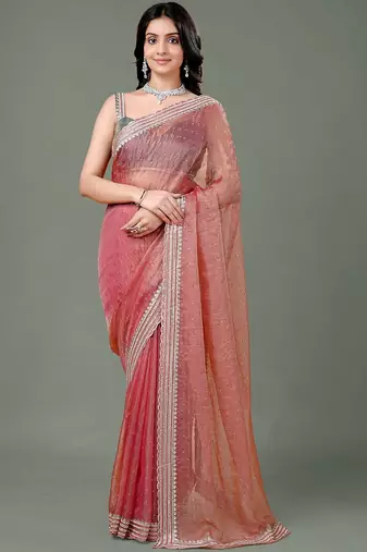 Maroon women ethnic motifs woven design saree