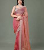 Maroon women ethnic motifs woven design saree
