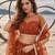 BROWN YELLOW NET THREAD WITH ZARI AND SEQUIN WORK FESTIVE LEHENGA CHOLI