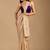 Beige embellished zari organza heavy work saree