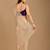 Beige embellished zari organza heavy work saree
