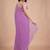 Purple embellished zari  chiffon heavy work saree