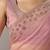 Pink embroidered  chiffon saree
