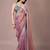 Multicolor embellished sequinned  chiffon heavy work saree