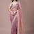 Multicolor embellished sequinned  chiffon heavy work saree