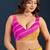 Multicolor leheriya beads and stones  chiffon saree