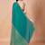 Teal women ethnic motifs woven design saree