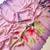 baby-pink silk blend floral print ready to wear saree