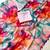 multicolor silk blend floral print ready to wear saree