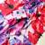multicolor silk blend floral print ready to wear saree