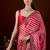 Pink leheriya printed saree