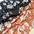 peach silk blend floral print ready to wear saree