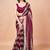 Maroon women ethnic motifs woven design saree