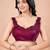 Maroon women ethnic motifs woven design saree
