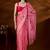 Pink women leheriya embroidered saree