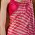 Pink women leheriya embroidered saree