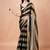 Black women ethnic motifs woven design saree