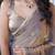 Grey embellished embroidered silk cotton heavy work saree