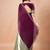 Purple women ethnic motifs woven design saree