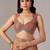 Copper embellished zari tissue heavy work saree