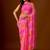 Multicolor leheriya beads and stones  chiffon saree