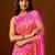 Multicolor leheriya beads and stones  chiffon saree