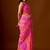Multicolor leheriya beads and stones  chiffon saree