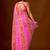 Multicolor leheriya beads and stones  chiffon saree