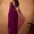 Purple floral embroidered  chiffon saree