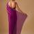 Purple embellished beads and stones satin heavy work saree