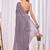 Lavender woven design beads and stones saree