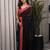 Black woven design sequinned satin saree