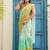 Multicolor ombre beads and stones jute cotton saree
