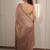 Gold sequinned satin saree