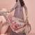 lavender viscose readymade anarkali suit with embroidery work