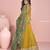 Mustard viscose readymade suit with embroidery work