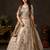 Graceful Cream Embroidered Silk Bridesmaid Wear Lehenga Choli