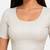 White spandex golden zari straight line stretchable readymade saree blouse