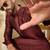 Maroon embroidered kurta set for men with trousers – elegant ethnic wear