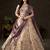 Glamorous Cream Sequins Work Silk Wedding Wear Lehenga Choli