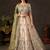 Artistic Cream Embroidered Silk Marriage Wear Lehenga Choli