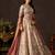 Elegant Cream Sequins Work Silk Reception Wear Lehenga Choli