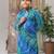 Blue Azure Kota Doria Kurta Pajama Set