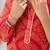 Red Kota Doria Kurta Pajama Set