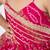Pink Color  Bandhani Peplum Sharara Set