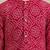 Boy's fuchsia rayon bandhni thigh length kurta and dhoti set
